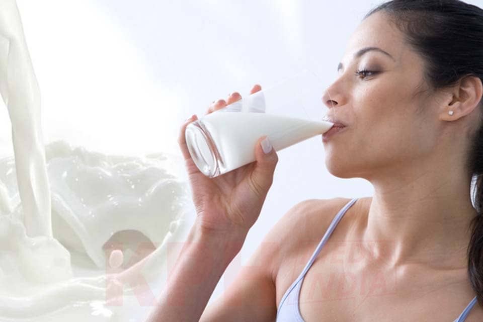 Drinking Milk for dry skin