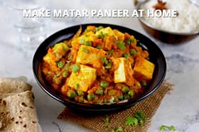 How to make Matar Paneer at home
